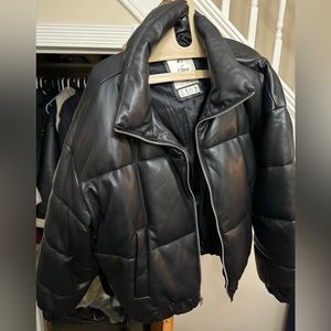 Abercrombie & Fitch Black Puffer Jacket
